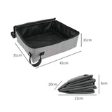 Maxbell Cat Litter Tray Collapsible Cat Litter Carrier for Rabbits Kitties Small Cats S