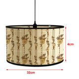 Maxbell Drum Lamp Shade E27 Vintage Lampshade for Floor Light Desk Lamps Table Lamps Style A