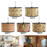 Maxbell Drum Lamp Shade E27 Vintage Lampshade for Floor Light Desk Lamps Table Lamps Style A