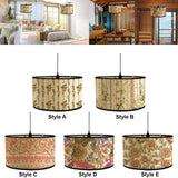 Maxbell Drum Lamp Shade E27 Vintage Lampshade for Floor Light Desk Lamps Table Lamps Style A