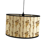 Maxbell Drum Lamp Shade E27 Vintage Lampshade for Floor Light Desk Lamps Table Lamps Style A