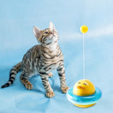 Maxbell Cat Treat Dispenser Toy Food Dispenser Toy for Cats Dogs Cat Interactive Toy Blue