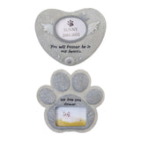 Maxbell Dog Memorial Stones for Dog or Cat Grave Markers for Outdoors Backyard Porch Angel
