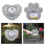 Maxbell Dog Memorial Stones for Dog or Cat Grave Markers for Outdoors Backyard Porch Angel