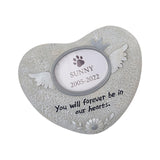 Maxbell Dog Memorial Stones for Dog or Cat Grave Markers for Outdoors Backyard Porch Angel