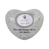 Maxbell Dog Memorial Stones for Dog or Cat Grave Markers for Outdoors Backyard Porch Angel