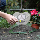 Maxbell Dog Memorial Stones for Dog or Cat Grave Markers for Outdoors Backyard Porch Angel