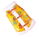 Maxbell Dog Chinese New Year Costume Pet Costume Tang Suit for Small Dogs Puppy Cats