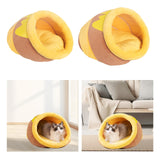 Maxbell Winter Pet Bed Warm Comfortable Cute Cats Sleeping Bed for Cats Puppy Kitten S