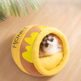 Maxbell Winter Pet Bed Warm Comfortable Cute Cats Sleeping Bed for Cats Puppy Kitten S