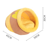 Maxbell Winter Pet Bed Warm Comfortable Cute Cats Sleeping Bed for Cats Puppy Kitten L