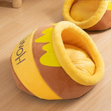 Maxbell Winter Pet Bed Warm Comfortable Cute Cats Sleeping Bed for Cats Puppy Kitten L