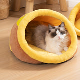 Maxbell Winter Pet Bed Warm Comfortable Cute Cats Sleeping Bed for Cats Puppy Kitten L