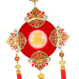 Maxbell Chinese New Year Ornament with Light 2024 Spring Festival Hanging Decoration Koi Carp