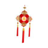 Maxbell Chinese New Year Ornament with Light 2024 Spring Festival Hanging Decoration Koi Carp