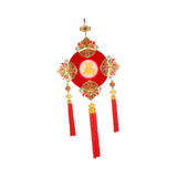 Maxbell Chinese New Year Ornament with Light 2024 Spring Festival Hanging Decoration Koi Carp