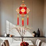 Maxbell Chinese New Year Ornament with Light 2024 Spring Festival Hanging Decoration Koi Carp