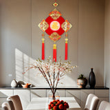 Maxbell Chinese New Year Ornament with Light 2024 Spring Festival Hanging Decoration Bats