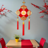 Maxbell Chinese New Year Ornament with Light 2024 Spring Festival Hanging Decoration Bats