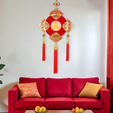 Maxbell Chinese New Year Ornament with Light 2024 Spring Festival Hanging Decoration Bats