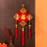 Maxbell Chinese New Year Ornament with Light 2024 Spring Festival Hanging Decoration Bats