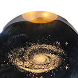 Maxbell Crystal Ball Night Light Galactic System Nightlight for Living Room Ornament 8cm round ball
