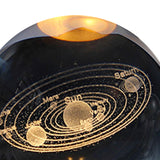 Maxbell Crystal Ball Night Light Boys Girls Astronomy Night Lamp for Home Desk Decor 8cm round ball