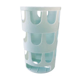 Maxbell Rabbit Hay Feeder Rack Durable Cage Pet Feeding Bowl for Gerbils Ferret Pets Blue