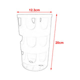 Maxbell Rabbit Hay Feeder Rack Durable Cage Pet Feeding Bowl for Gerbils Ferret Pets White