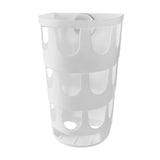 Maxbell Rabbit Hay Feeder Rack Durable Cage Pet Feeding Bowl for Gerbils Ferret Pets White