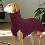 Maxbell Turtleneck Winter Dogs Clothes Dog Fleece Pajamas for Travel Outdoor Parties
