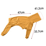 Maxbell Dog Coats Warm Soft High Collar Comfortable Pullover Dog Pajamas for Pet Dog