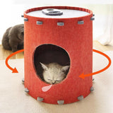 Maxbell Cat Bed for Indoor Cats Pet Supplies Cave Bed for Puppy Small Dog Kitten