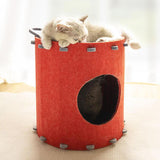 Maxbell Cat Bed for Indoor Cats Pet Supplies Cave Bed for Puppy Small Dog Kitten