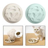 Maxbell Dog Slow Feeder Bowl Portable Pet Dog Bowl for Small Medium Dogs Puppy White