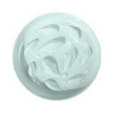 Maxbell Dog Slow Feeder Bowl Portable Pet Dog Bowl for Small Medium Dogs Puppy Green