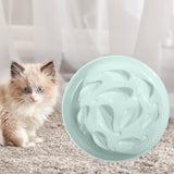 Maxbell Dog Slow Feeder Bowl Portable Pet Dog Bowl for Small Medium Dogs Puppy Green