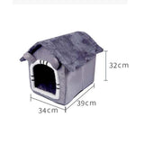 Maxbell Cat Bed Autumn Winter Washable Cushion Dog House for Puppy Dog Kitten