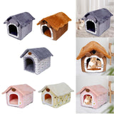 Maxbell Cat Bed Autumn Winter Washable Cushion Dog House for Puppy Dog Kitten