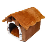 Maxbell Cat Bed Autumn Winter Washable Cushion Dog House for Puppy Dog Kitten