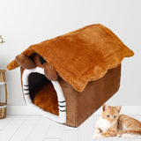 Maxbell Cat Bed Autumn Winter Washable Cushion Dog House for Puppy Dog Kitten