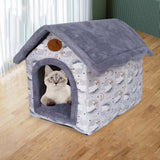 Maxbell Cat Bed Autumn Winter Washable Cushion Dog House for Puppy Dog Kitten