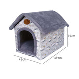 Maxbell Cat Bed Autumn Winter Washable Cushion Dog House for Puppy Dog Kitten