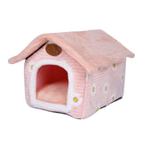 Maxbell Cat Bed Autumn Winter Washable Cushion Dog House for Puppy Dog Kitten