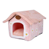 Maxbell Cat Bed Autumn Winter Washable Cushion Dog House for Puppy Dog Kitten