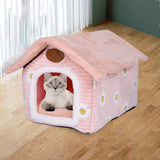 Maxbell Cat Bed Autumn Winter Washable Cushion Dog House for Puppy Dog Kitten