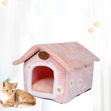 Maxbell Cat Bed Autumn Winter Washable Cushion Dog House for Puppy Dog Kitten