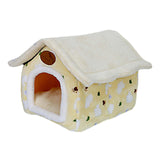 Maxbell Cat Bed Autumn Winter Washable Cushion Dog House for Puppy Dog Kitten