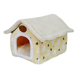 Maxbell Cat Bed Autumn Winter Washable Cushion Dog House for Puppy Dog Kitten