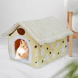 Maxbell Cat Bed Autumn Winter Washable Cushion Dog House for Puppy Dog Kitten